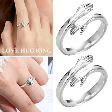 1PC LOVE HUG RING GOTHIC RING