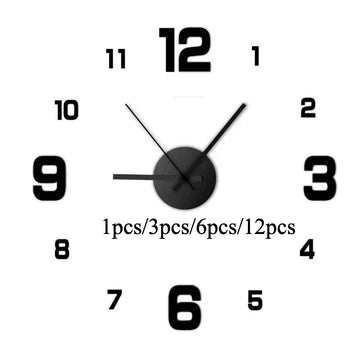 Wall Clock Modern Design Large