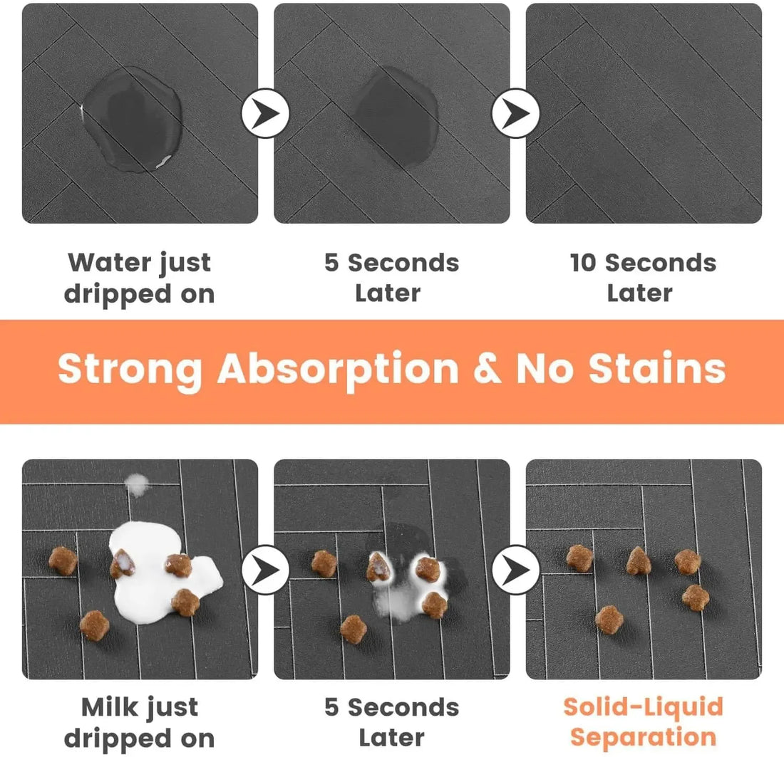 Pet Feeding Mat-Absorbent Water Mat