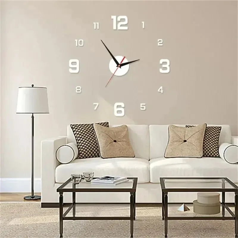 Wall Clock Modern Design Large