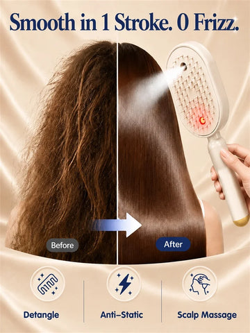 Electric Spray Air Cushion Massage Hair Brush